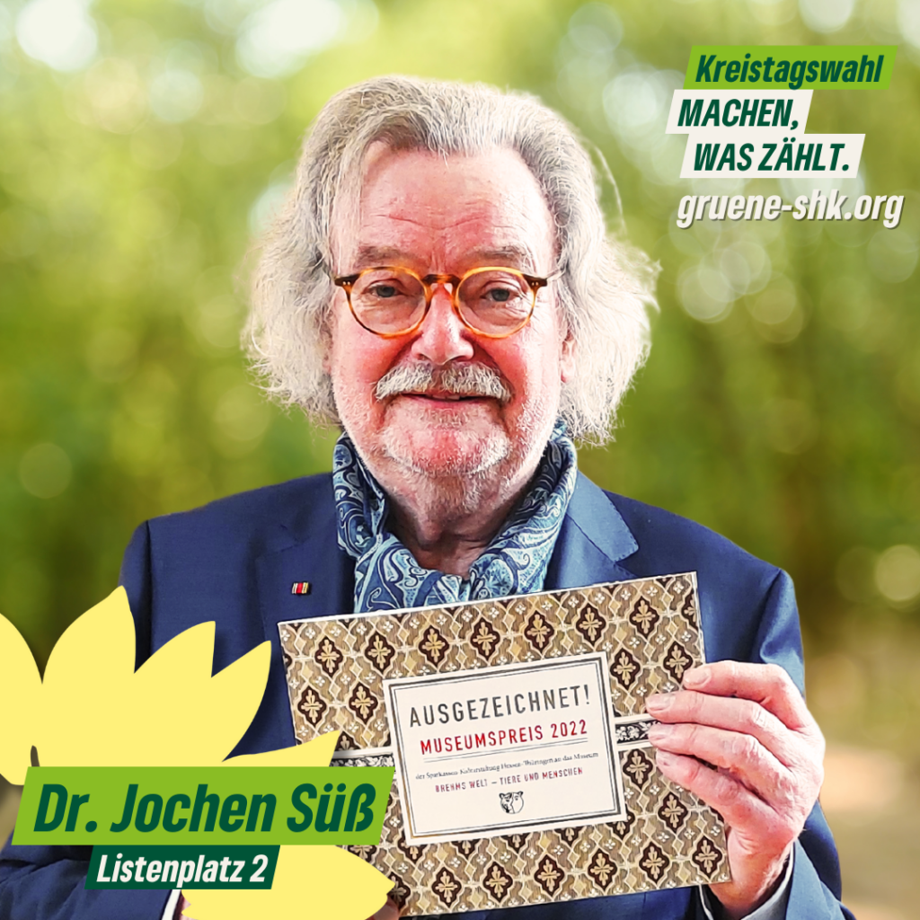 Dr. Jochen Süß
Listenplatz 2
Museumsleiter aus Lippersdorf-Erdmannsdorf