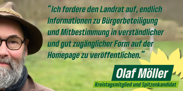 Olaf Möller fordert mehr Transparenz bei Mitbestimmung