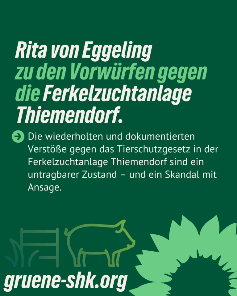 Stellungnahme zur Ferkelzuchtanlage Thiemendorf