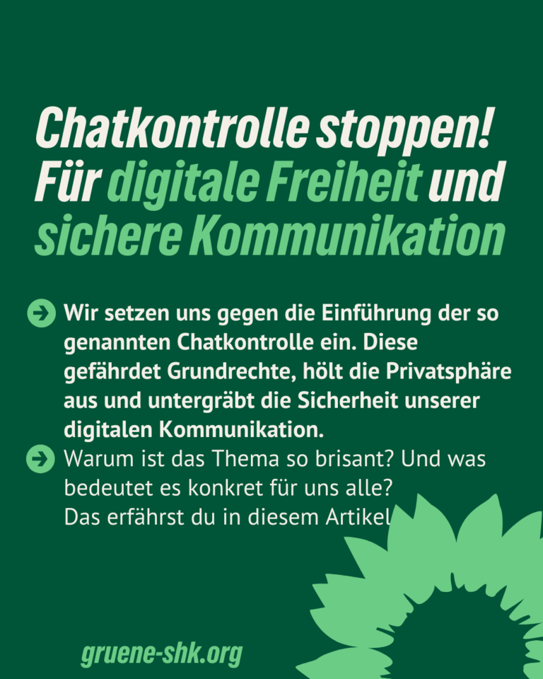 Chatkontrolle stoppen – für digitale Freiheit und sichere Kommunikation