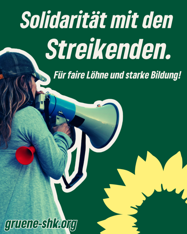 Solidarität mit den Streikenden: Für faire Löhne und starke Bildung!