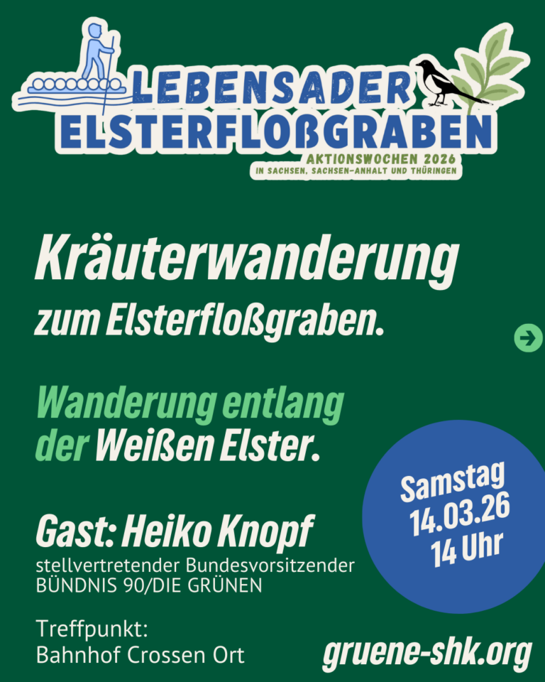 Wanderung am Elsterfloßgraben