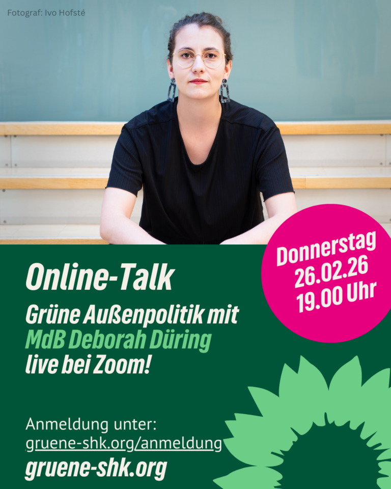 Außenpolitik: Online-Talk mit Deborah Düring
