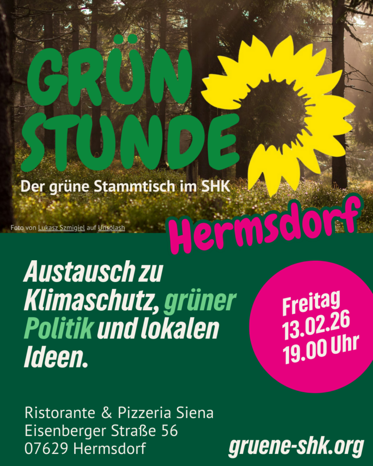 Stammtisch GrünStunde in Hermsdorf