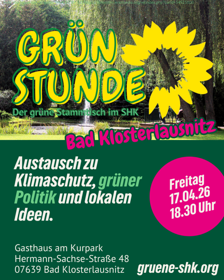 Stammtisch GrünStunde in Bad Klosterlausnitz
